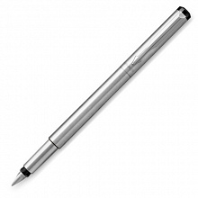 Ручка перьевая 0,8мм синие чернила PARKER Vector Standart F03 Stainless Steel CT F 2025443