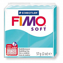 Пластика запекаемая  57г мята Staedtler Fimo Soft, 8020-39