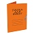 Папка для бумаг на завязках 330г/м2 мелованная оранжевая Лилия Холдинг П-9067