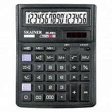 Калькулятор настольный 16 разрядов SKAINER SK-486II