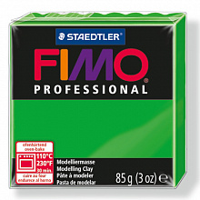 Пластика запекаемая  85г ярко-зеленая Staedtler Fimo Professional, 8004-5