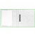 Папка на 2 кольца А4 картон и ламинированная бумага 35мм салатовая Neon Erich Krause, 39057