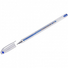 Ручка гелевая CROWN Metallic синий 0,7мм HJR-500GSM