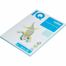 Бумага для офисной техники цветная А4  80г/м2 100л голубой класс А IQ Color, MB30