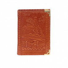 Алфавитная книжка 85х125мм 64л кожа Канцбург 9А12