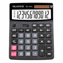 Калькулятор настольный 12 разрядов SKAINER SK-400L бухгалтерский