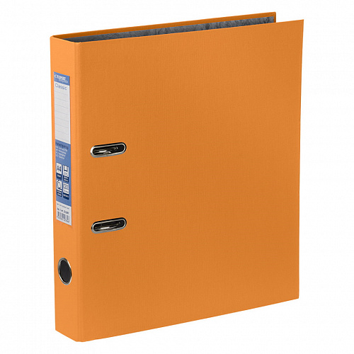 Регистратор  5см оранжевый несъемный механизм Expert PVC classic, 251895