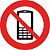 Наклейка Запрещено телефон MILAND 9-82-0007