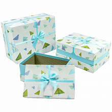 Коробка подарочная прямоугольная  24,5х17,5х11см с бантиком OMG 720-314