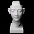 Фигура гипсовая Бюст Нефертити 17,5х15,5х28см Мастерская Экорше 10-150