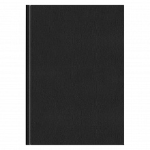 Ежедневник недатированный А5 176л черный кожзам Style LAMARK, 01161-BK	 