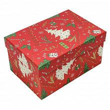 Коробка подарочная прямоугольная  19х13х9,5см Новый год OMG 7303367/2110