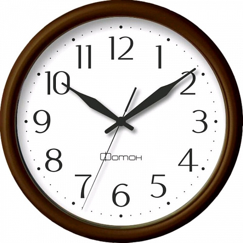 Часы настенные Фотон коричневые П111К
