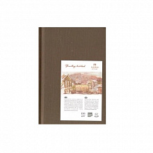Блокнот для эскизов А6 62л Travelling sketchbook Palazzo Лилия Холдинг шоколад БЛ-5696