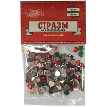 Стразы Сердечки мини 0,8см 200шт Проф-Пресс TX-9094