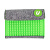 Кошелек  9,5х1х12,5см Зеленый felt small wallet PIXEL WY-B007