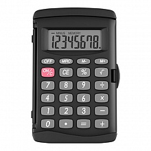 Калькулятор карманный 8 разрядов черный PC-131 Erich Krause, 57519