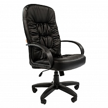 Кресло офисное Chairman 416 экокожа черная матовая CH-416/6022524