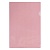 Папка-угол А4+ пластик 0,18мм розовый FlexOffice, FO-CH04 Pink