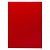 Папка-угол А4 пластик 0,18мм красный DeLuxe Бюрократ DLCRED