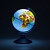Глобус 21см Физико-политический рельефный с подсветкой от батареек Globen, Ве022100253