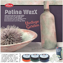 Набор восковой патины 3 цвета Patina Waxx Винтажный сад Viva Decor 800157436