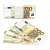 Сувенир Деньги шуточные  200 евро на европодвесе MILAND, 9-51-0007