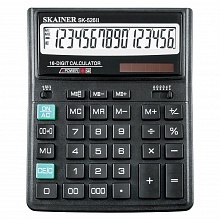 Калькулятор настольный 16 разрядов SKAINER SK-526II