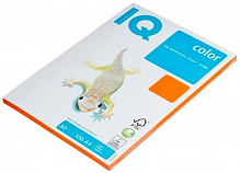 Бумага для офисной техники цветная А4  80г/м2 100л оранжевый класс А IQ Color, OR43