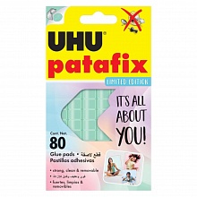 Клеящие подушечки UHU PataFix мятные пастельные 80шт, 34450