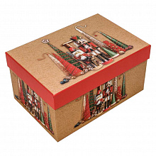 Коробка подарочная прямоугольная  16х11х7см Новый год OMG 7303367/2102