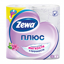 Бумага туалетная ZEWA Plus двухслойная 4 рулона ароматизированная 30304,67271,144108