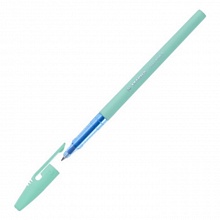 Ручка шариковая 0,5мм синий стержень мятный корпус STABILO Liner Pastel 808 F, 808FP1041-2