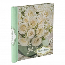 Фотоальбом А4 20 магнитных листов Белые розы Феникс-Презент, 81303