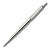 Ручка шариковая автоматическая 1мм синий стержень PARKER Jotter Premium Stainless Steel Diagonal M 1953197