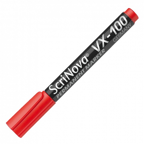 Маркер по доске 3мм красный круглый VX-200 Scrinova, 720002