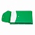 Папка-конверт с кнопкой А4 с перфорацией ярко-зеленый с расширением ДПС, 2308-109
