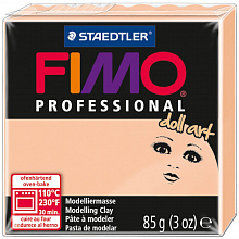 Пластика запекаемая  85г полупрозрачный бежевый Staedtler Fimo Doll Art, 8027-44