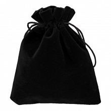 Мешок для подарков  7х9см бархатный черный OMG 000811-11, 0008011-11