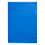 Папка-угол А4 пластик 180мкм синяя Hatber, AG4_00102
