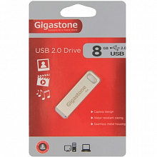 Флеш-диск   8Гб Gigastone Logo USB 2.0 металлический корпус U209