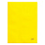 Папка-угол А4 пластик 180мкм желтая Hatber, AG4_00105