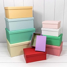 Коробка подарочная прямоугольная  22,5х15,8х9,5см Разноцветные ассорти OMG 721604/0028