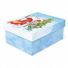 Коробка подарочная прямоугольная  23х19х13см Щедрый Дед Мороз Д10103П.373.1
