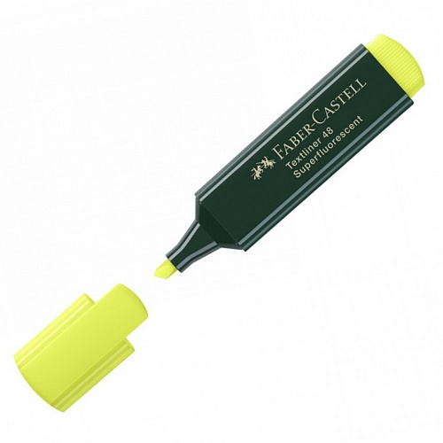 Текстовыделитель Faber-Castell 48 желтый флуоресцентный, 154807 Текстовыделитель Faber-Castell 48 желтый флуоресцентный, 154807