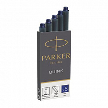 Капсулы для перьевых ручек PARKER синие набор 5шт.(цена за шт.) 1950384