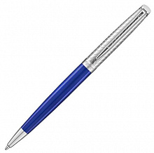 Ручка шариковая с поворотным механизмом Waterman Hemisphere Deluxe Blue Wave CT M синий 1мм 2043218