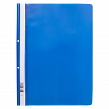 Скоросшиватель пластиковый А4 с перфорацией синий Expert Complete Classic, 2120161