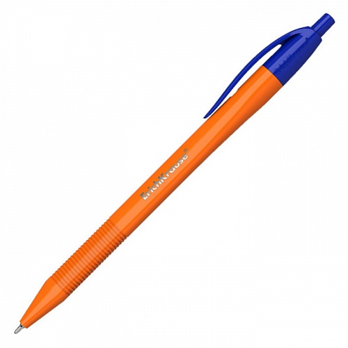 Ручка шариковая автоматическая 1мм синий стержень Orange Matic U-208 Erich Krause, 47587
