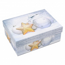 Коробка подарочная прямоугольная  16,2х12х6,5см Золотая звезда OMG 7302273/0284